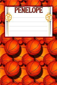 Basketball Life Penelope: College Ruled Composition Book