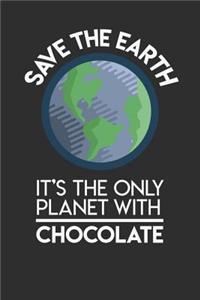 Save The Earth It's The Only Planet With Chocolate