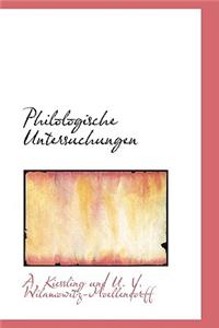 Philologische Untersuchungen