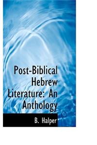 Post-Biblical Hebrew Literature