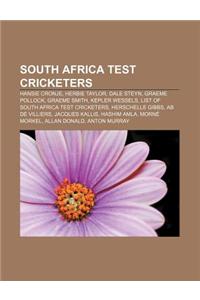 South Africa Test Cricketers