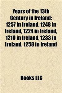 Years of the 13th Century in Ireland