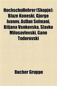 Hochschullehrer (Skopje)