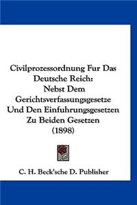 Civilprozessordnung Fur Das Deutsche Reich