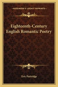 Eighteenth-Century English Romantic Poetry