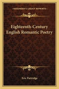 Eighteenth-Century English Romantic Poetry