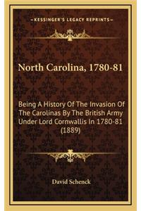 North Carolina, 1780-81