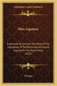 Plain Argument