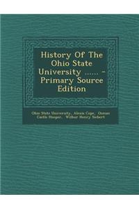 History of the Ohio State University ......