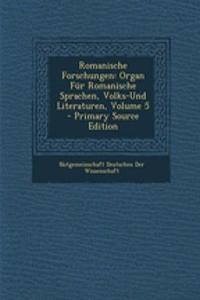 Romanische Forschungen