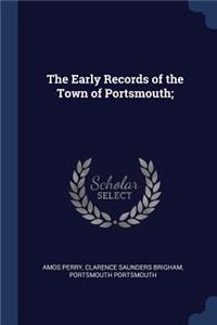 Early Records of the Town of Portsmouth;