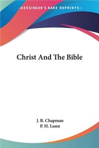 Christ And The Bible
