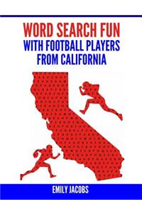 Word Search Fun with Football Players from California