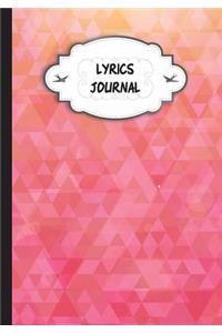 Lyrics Journal