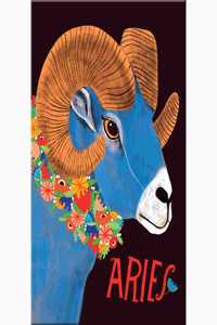 Lisa Congdon for Em & Friends Aries Zodiac Magnet