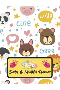 2020 Daily And Monthly Planner