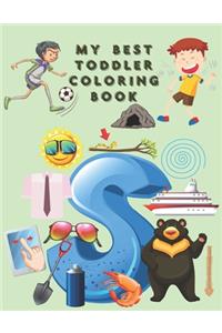 My Best Toddlers Coloring Book