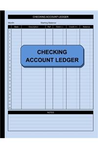 Checking Account Ledger