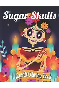 Sugar Skull Favorite Coloring Book