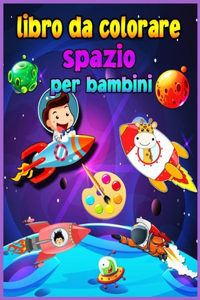 Libro da colorare spazio per bambini per bambini 4-8 anni