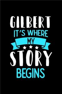 Notizbuch Gilbert It's Where My Story Begins