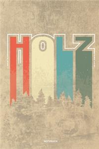 Holz - Notizbuch