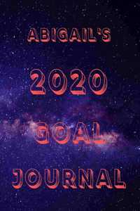 Abigail's 2020 Goal Book