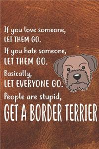 Get A Border Terrier Gratitude Journal