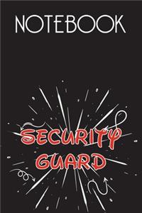 SECURITY GUARD Notebook, Simple Design