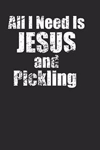 Christian Picklers Notebook for Christians who love Pickling 120 Pages Blank Lined