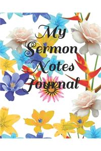 My Sermon Notes Journal