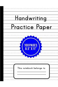 Handwriting Practice Paper