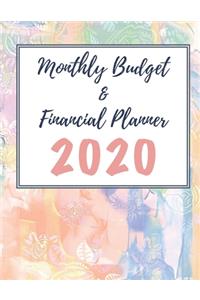 Monthly Budget & Financial Planner 2020