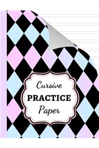 Cursive Practice Paper