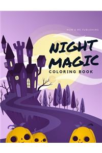 Night Magic Coloring Book