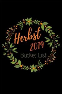 Herbst 2019 Bucket List