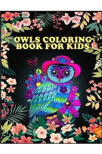 Owls Coloring Book for Kids