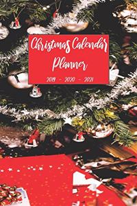 Christmas Calendar Planner 2019 2020 2021