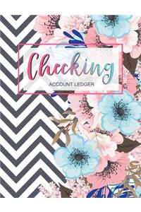 Checking Account Ledger: Accounting General Ledger Book Blank Bookkeeping Journal for Small Business - 100 pages size = 8.5 x 11 inches (double-sided), perfect binding, non-