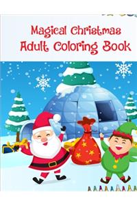 Magical Christmas Adult Coloring Book