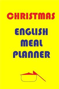 Christmas English Meal Planner
