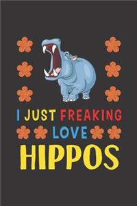 I Just Freaking Love Hippos