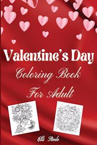 Valentine's Day Coloring Book For Adult