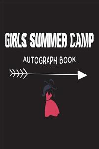 Girls Summer Camp Autograph Book