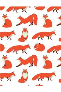 Fox Notebook White And Black Sketch Paper