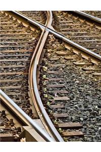 Tracks Railway Rail Train Trains Railroading Travel Notebook Model Rail Tracks