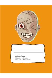 Mummy Halloween Composition Notebook College Ruled