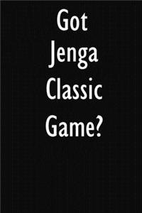 Got Jenga Classic Game?