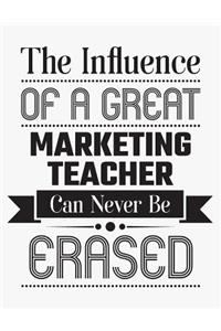 The Influence of a Great Marketing Teacher Can Never Be Erased