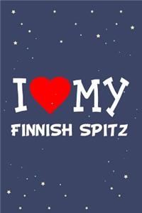 I Love My Finnish Spitz Dog Breed Journal Notebook